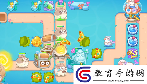 保衛(wèi)蘿卜4海的閨女第13關(guān)怎么過