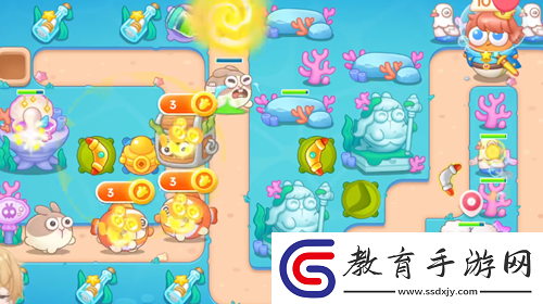 保衛(wèi)蘿卜4海的閨女第13關(guān)怎么過
